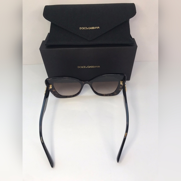 New - Dolce & GabbanaDG4405 Women's Butterfly Sunglasses, Tortoise/Brown Gradi… - Picture 11 of 17